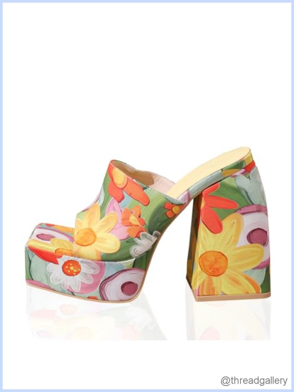 Lryweisy Chunky Platform Wedge Sandals Open Toe Faux Leather Dressy Heels